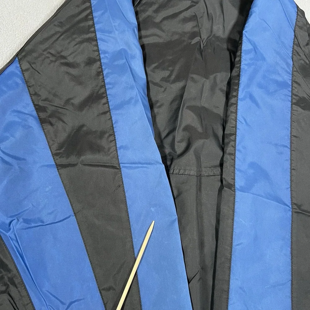 New York Mets Majestic Jacket 2XL Full‎ Zip Nylon NY Windbreaker Dugout Vintage